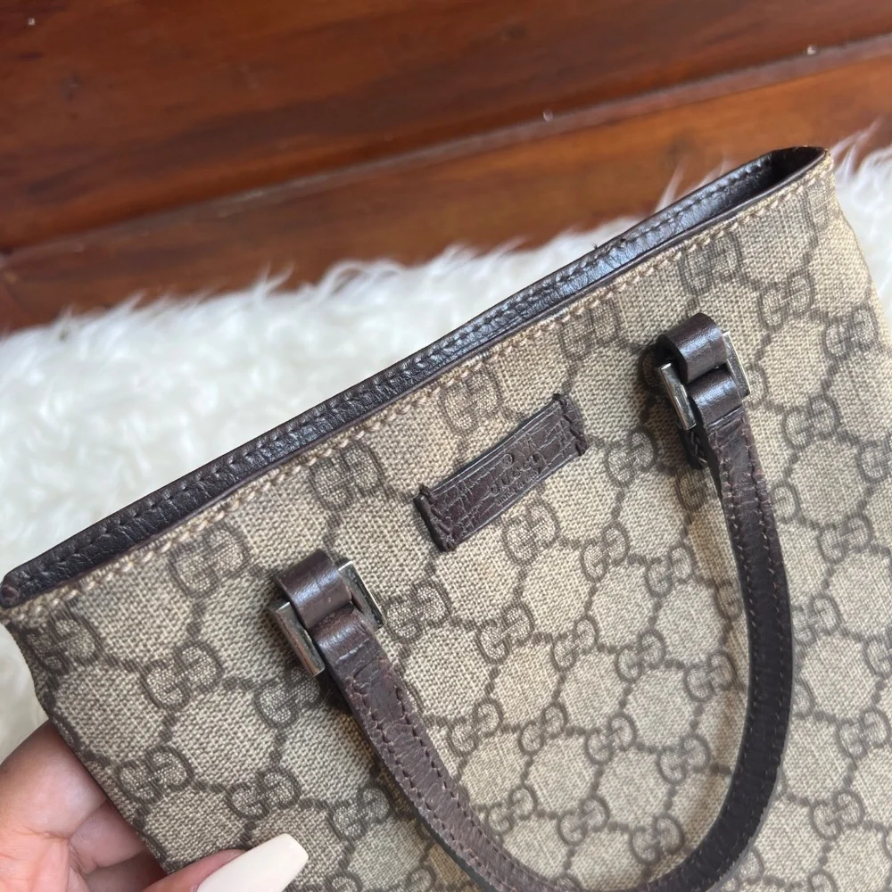 Authentic Rare Gucci GG Canvas Supreme Mini Bag